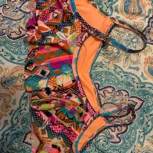 Colorful bikini top